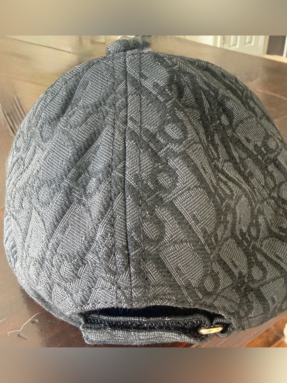 Dior Black Monogram Baseball
Cap NWOT w/ Gold Script Logo
21”-24” Velcro close - Picture 7 of 7